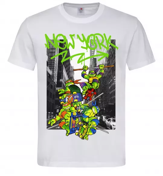 Чоловіча футболка New York TMNT Білий фото
