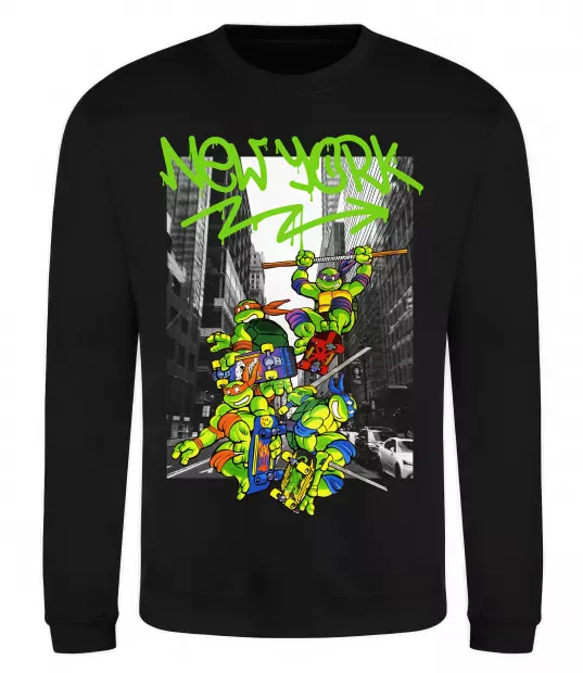 Світшот New York TMNT Чорний фото