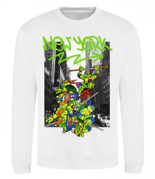 Світшот New York TMNT Білий фото