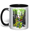 Чашка з кольоровою ручкою New York TMNT Чорний фото