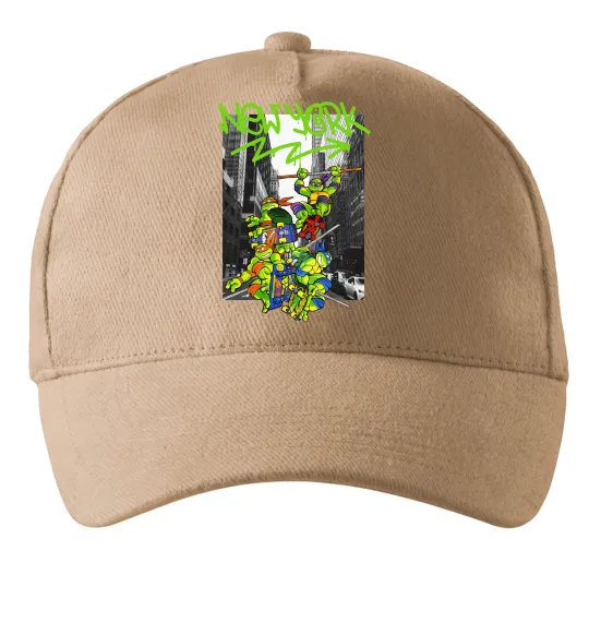 Кепка New York TMNT Песочный фото