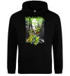 Чоловіча толстовка (худі) New York TMNT Чорний фото