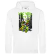 Чоловіча толстовка (худі) New York TMNT Білий фото