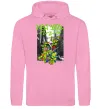 Женская толстовка (худи) New York TMNT Розовый фото