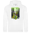 Жіноча толстовка (худі) New York TMNT Білий фото