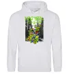 Жіноча толстовка (худі) New York TMNT Сірий меланж фото