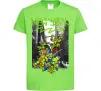 Дитяча футболка New York TMNT Лаймовий фото