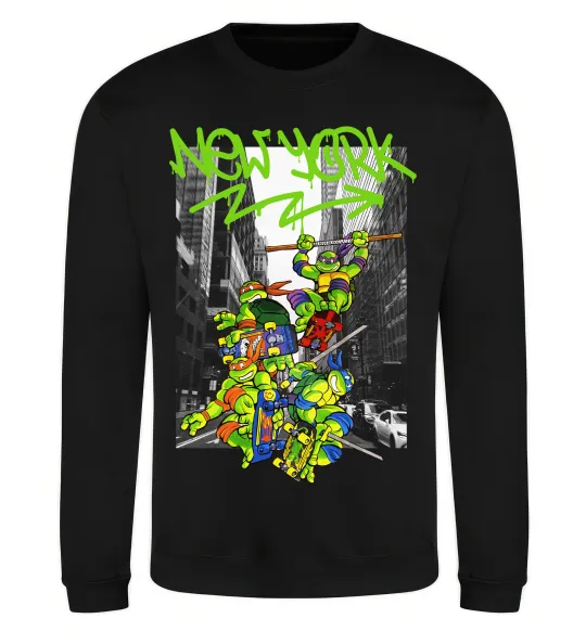 Свитшот New York TMNT Черный фото