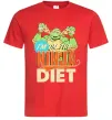 Чоловіча футболка I`m on the ninja diet Червоний Чоловіча футболка I`m on the ninja diet Червоний фото