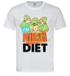 Чоловіча футболка I`m on the ninja diet Білий Чоловіча футболка I`m on the ninja diet Білий фото