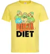 Чоловіча футболка I`m on the ninja diet Лимонний Чоловіча футболка I`m on the ninja diet Лимонний фото
