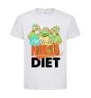 Дитяча футболка I`m on the ninja diet Білий фото