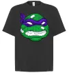 Футболка Оверсайз TMNT face Чорний фото