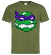 Чоловіча футболка TMNT face Оливковий Чоловіча футболка TMNT face Оливковий фото