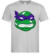 Чоловіча футболка TMNT face Сірий Чоловіча футболка TMNT face Сірий фото