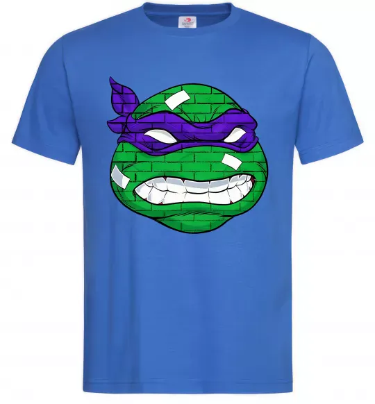 Чоловіча футболка TMNT face Яскраво-синій фото