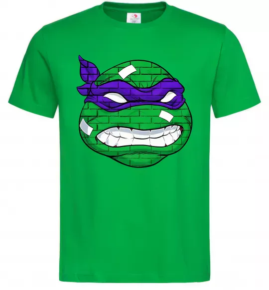 Чоловіча футболка TMNT face Зелений фото