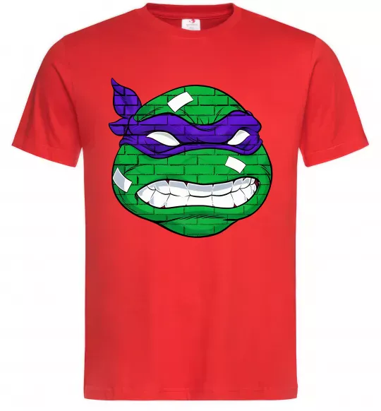 Чоловіча футболка TMNT face Червоний фото