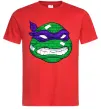 Чоловіча футболка TMNT face Червоний Чоловіча футболка TMNT face Червоний фото