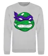 Свитшот TMNT face Серый меланж Свитшот TMNT face Серый меланж фото