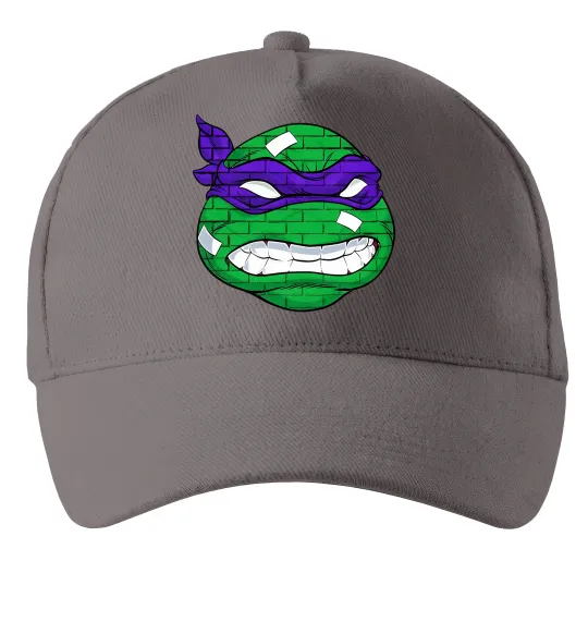 Кепка TMNT face Серый фото