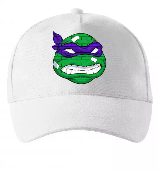 Кепка TMNT face Білий фото