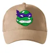 Кепка TMNT face Песочный фото
