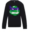 Дитячий світшот TMNT face Чорний фото