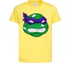 Дитяча футболка TMNT face Лимонний фото