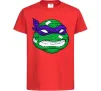 Дитяча футболка TMNT face Червоний фото