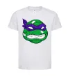 Дитяча футболка TMNT face Білий фото