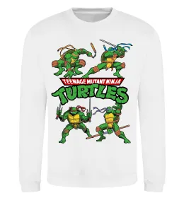 Світшот Mutant ninja turtles Білий фото