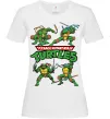 Жіноча футболка Mutant ninja turtles Білий фото