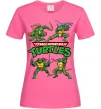 Жіноча футболка Mutant ninja turtles Яскраво-рожевий фото