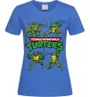 Жіноча футболка Mutant ninja turtles Яскраво-синій фото