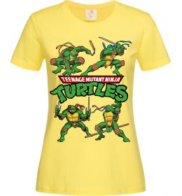 Женская футболка Mutant ninja turtles