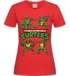 Жіноча футболка Mutant ninja turtles Червоний фото