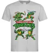 Чоловіча футболка Mutant ninja turtles Сірий Чоловіча футболка Mutant ninja turtles Сірий фото