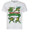 Чоловіча футболка Mutant ninja turtles Білий Чоловіча футболка Mutant ninja turtles Білий фото