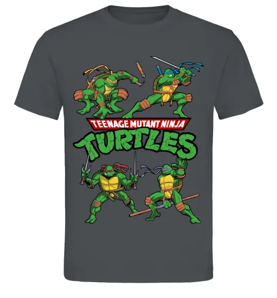 Чоловіча футболка Mutant ninja turtles Графіт фото