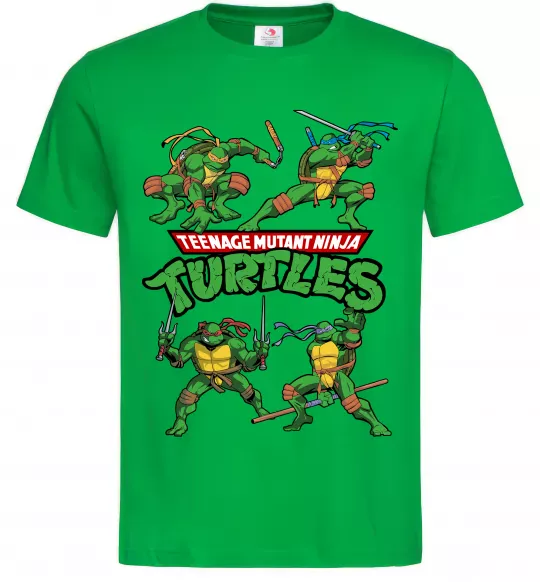 Чоловіча футболка Mutant ninja turtles Зелений фото