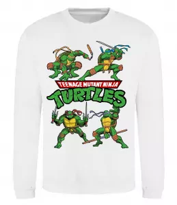 Свитшот Mutant ninja turtles Белый фото