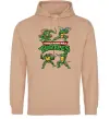 Жіноча толстовка (худі) Mutant ninja turtles Пісочний фото