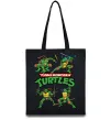 Эко-сумка Mutant ninja turtles Черный фото