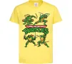 Дитяча футболка Mutant ninja turtles Лимонний фото