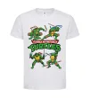 Детская футболка Mutant ninja turtles Белый фото