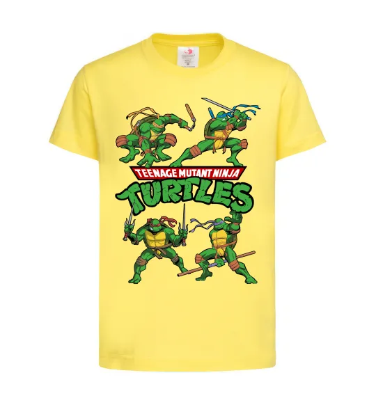 Детская футболка Mutant ninja turtles Лимонный фото