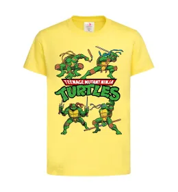Детская футболка Mutant ninja turtles Лимонный фото
