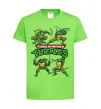 Детская футболка Mutant ninja turtles Лаймовый фото