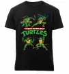 Чоловіча преміум футболка Mutant ninja turtles Чорний фото